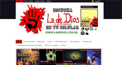 Desktop Screenshot of ladedios.com.ar