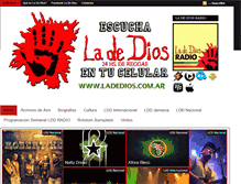 Tablet Screenshot of ladedios.com.ar